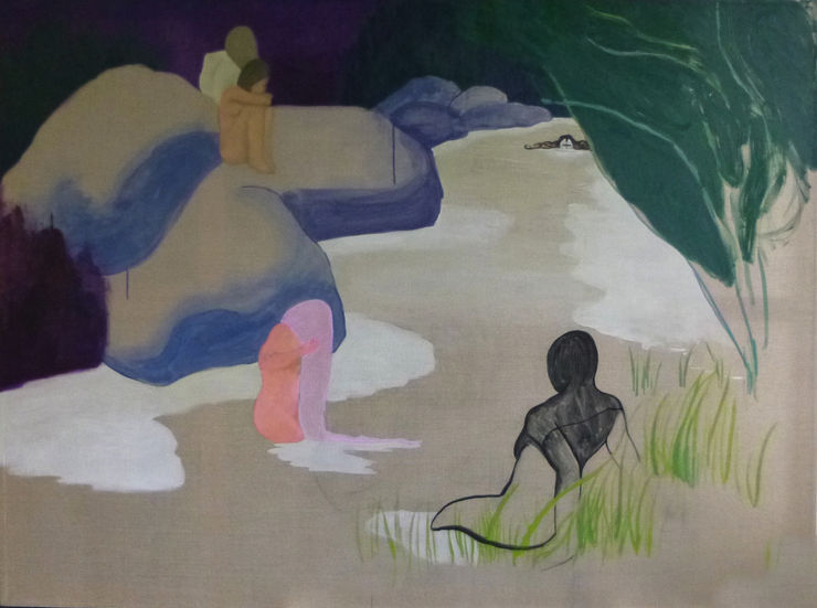 Dalila Dalléas Bouzar, Baigneuses, 2017