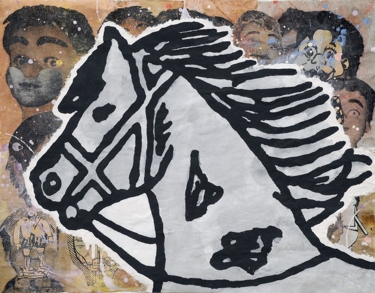 Donald Baechler, A Friday Horse, 2011
