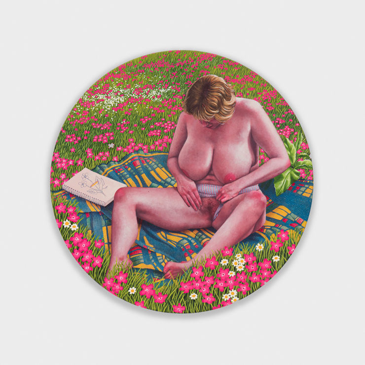 Shona McAndrew, Drawing flowers, 2025