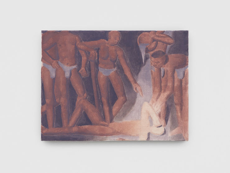 Kofi Perry, Painted Study for After the Quest, 2024