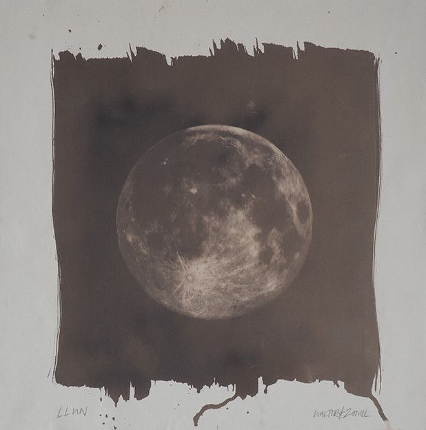 Walter & Zoniel Llun - Moon (on Monday), 2016 Signed and dated verso Planetary Salt Prints. Created with the salt from the artists' bodies. 40.6 × 40.6 cm