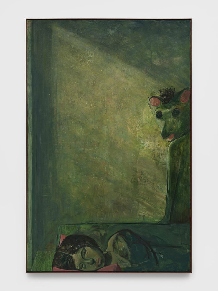 Igor Moritz 03:03, 2025 Oil on linen 200 x 130 cm 78 3/4 x 51 1/8 in