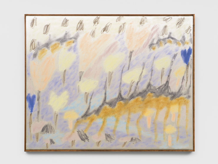 Larissa Lockshin, Untitled (True Blue Pearl), 2023