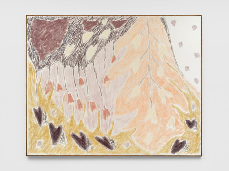 Larissa Lockshin, Untitled (Velvet Mood), 2023