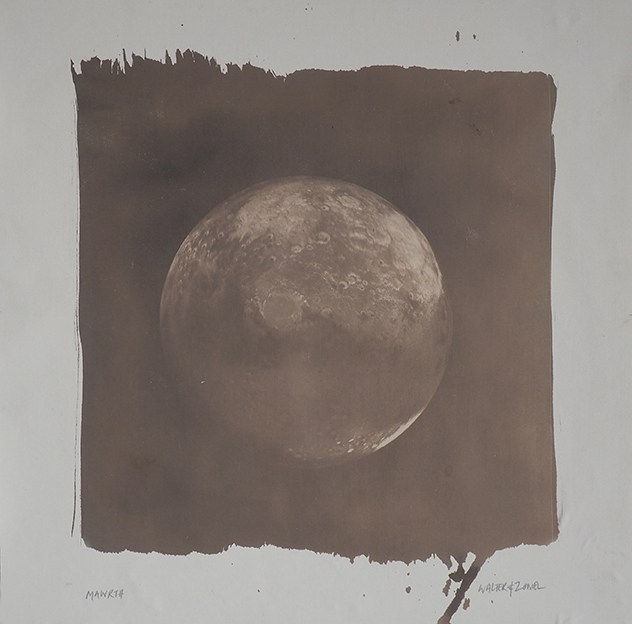 Walter & Zoniel Mawrth - Mars (Tuesday), 2016 Signed and dated verso Planetary salt prints. Created with the salt from the artist's bodies 40.6 × 40.6 cm