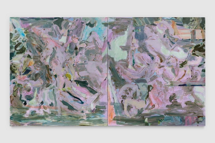 Tomo Campbell There's Always Another, 2020 Mixed media 190 x 340 cm