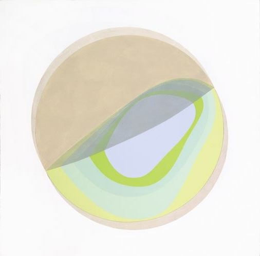 Helen Lundeberg, Untitled (Sectioned Planet), 1969