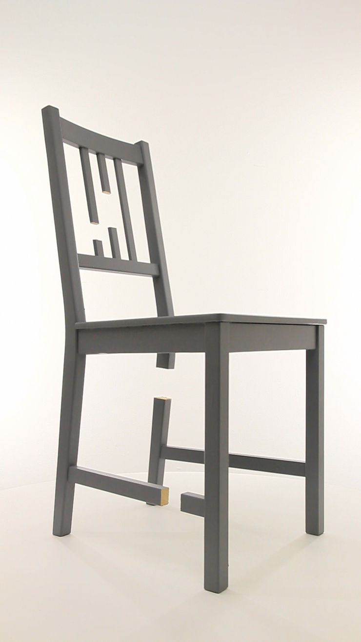 John Wood and Paul Harrison, Broken Chair, 2016