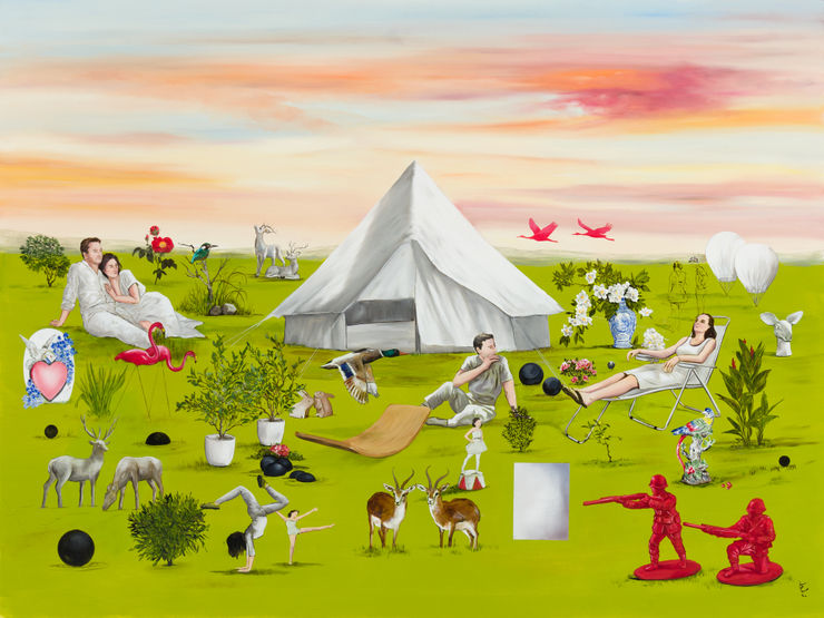 Mahsa Tehrani, “The Garden Of Madness” from “The Hunting Ground” series, 2021