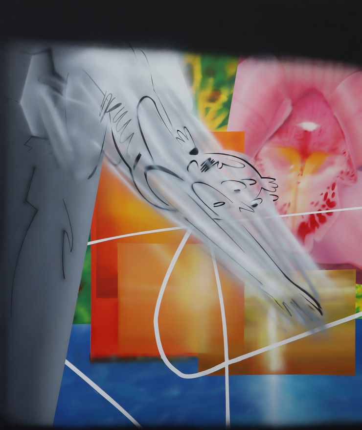 Hoda Kashiha, There Is A Brick Wall, Bricks Are Broken, And She Falls, So Happy Birthday To All, 2021