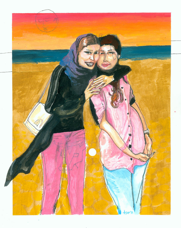 Sadra Baniasadi, Sunsets Are Beautiful (Ghoruba Ghashangan), 2019