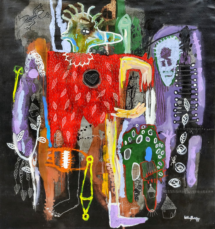 William Bakaimo, LE BOUBOU ROUGE, 2021