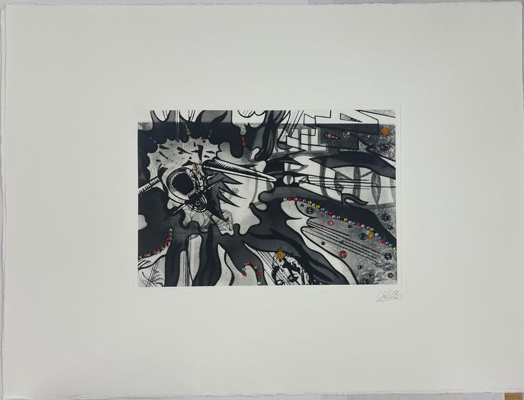 Chila Burman, Explosion, 2024