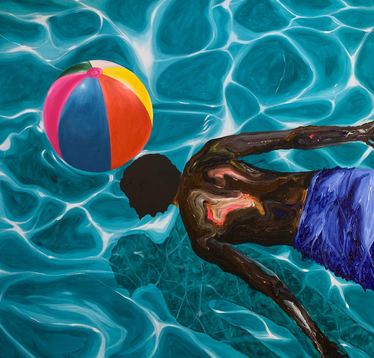 Pabi Daniel, In Crystal Clear Water I See My Shadow, 2022