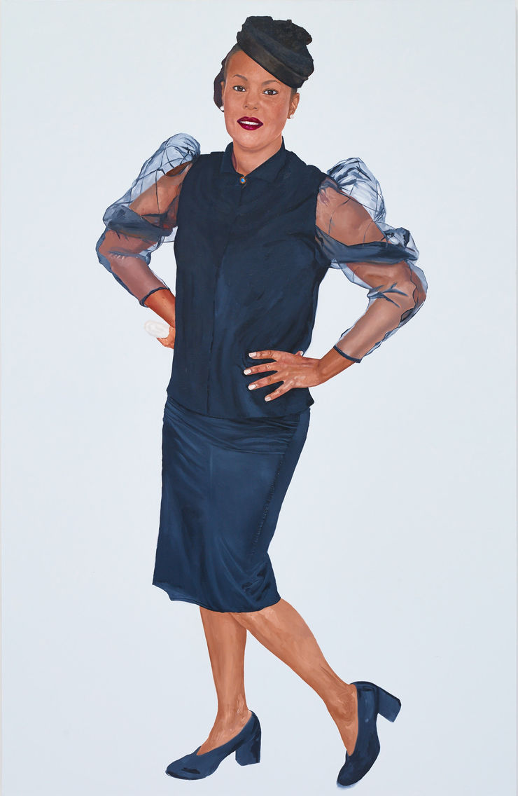 Eugene Palmer, Nadine Wild Palmer (Blue), 2018