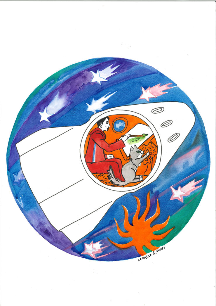 Victoria Lomasko, Drawing Diary: Starship, 2021