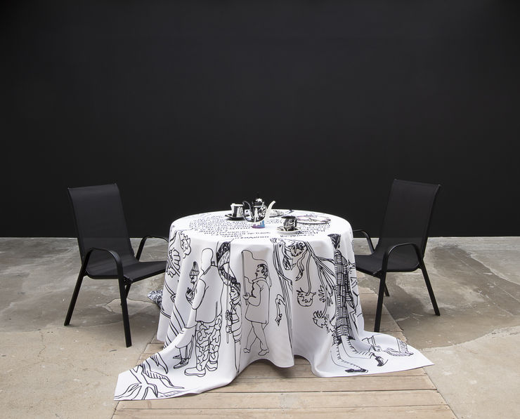 Victoria Lomasko, Scrambling through the tatters of others’ expectations, 2019