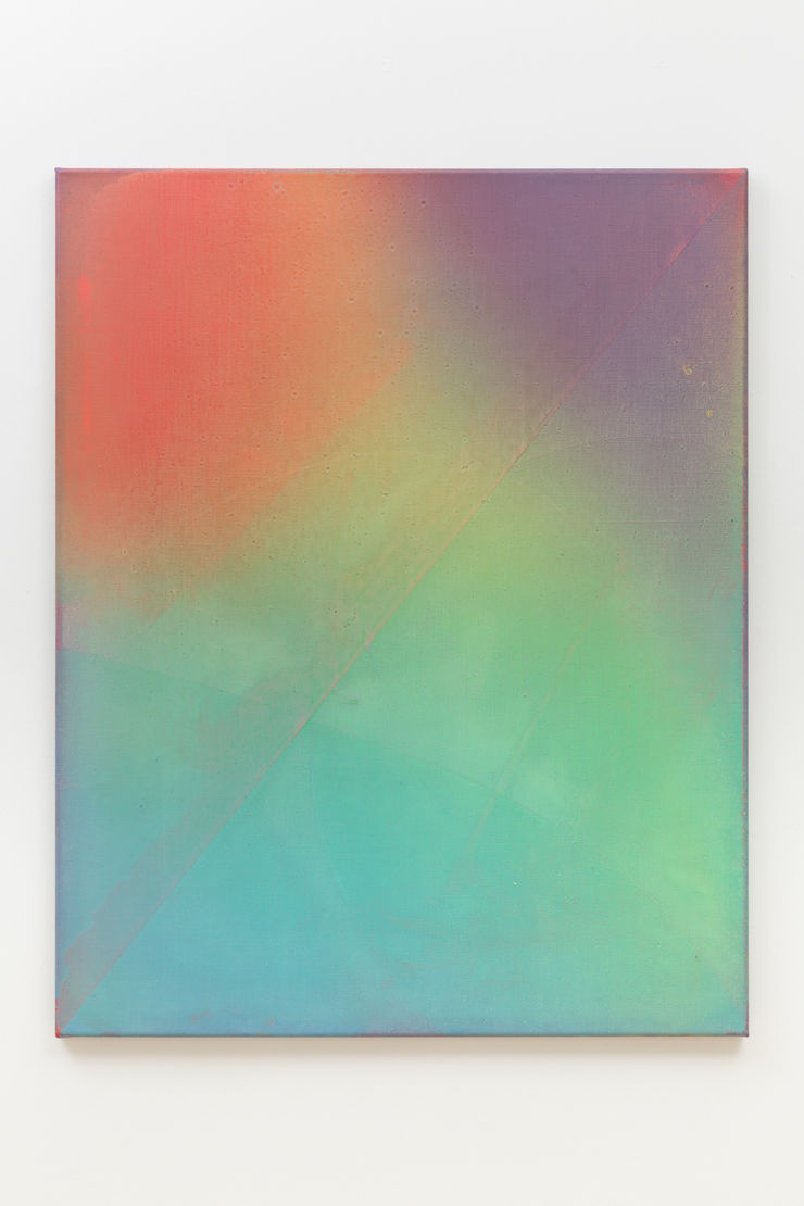 Matthias Reinmuth, Glimpse Chromatic Rhapsody (green, warm red, mauve), 2021