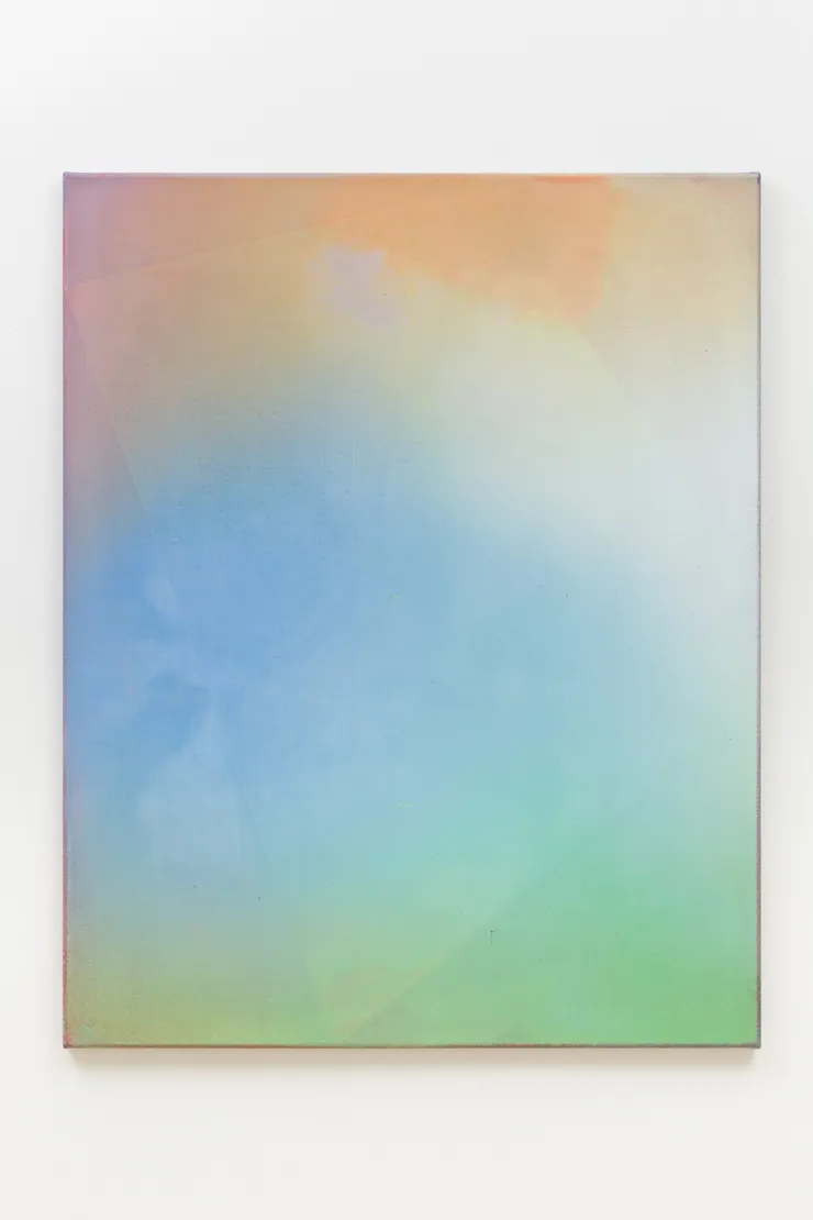 Matthias Reinmuth, Glimpse Chromatic Rhapsody (green, blue, orange, white), 2021