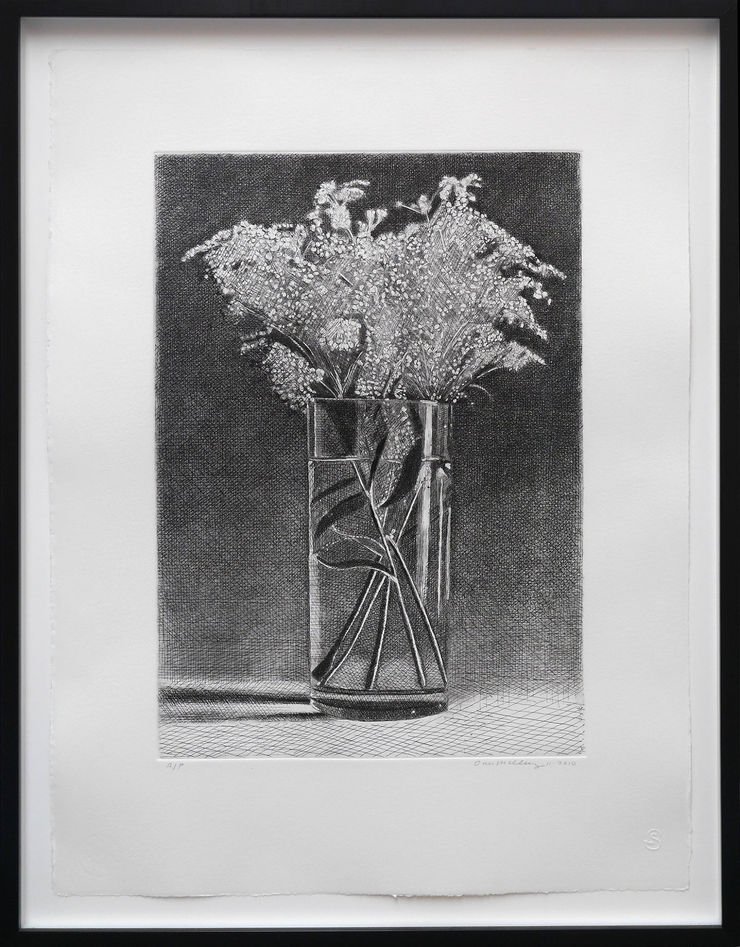 Dan McCleary, Flowers and vase, 2010
