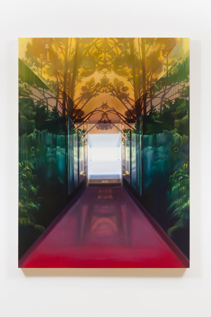 Patti Oleon, Hallway With Trees, 2022