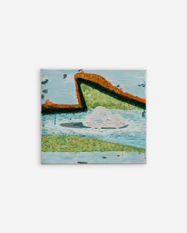 Yang-ha If There Were Just 0.1% More Affection,_3, 2026 Gouache, oil and acrylic on canvas 45 x 50 cm 17 3/4 x 19 3/4 in