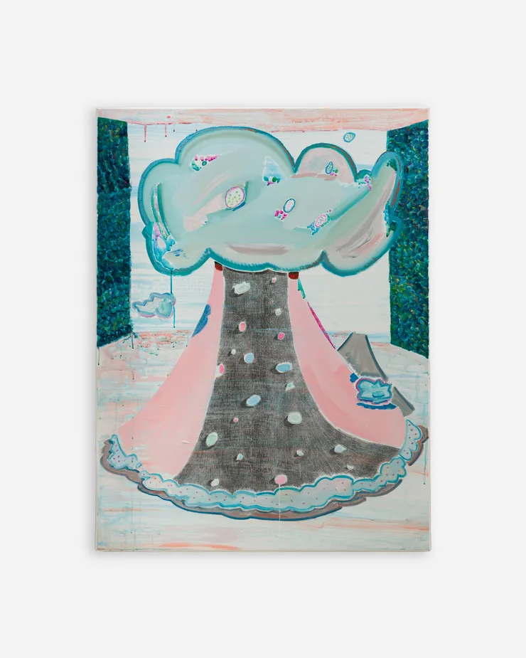 Yang-ha So, Where is the Closest Place After All?_2, 2026 Pencil, gouache, oil and acrylic on canvas 120 x 90 cm 47 1/4 x 35 3/8 in