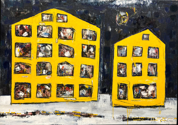 Carlos Llanes, Yellow condominium, 2024