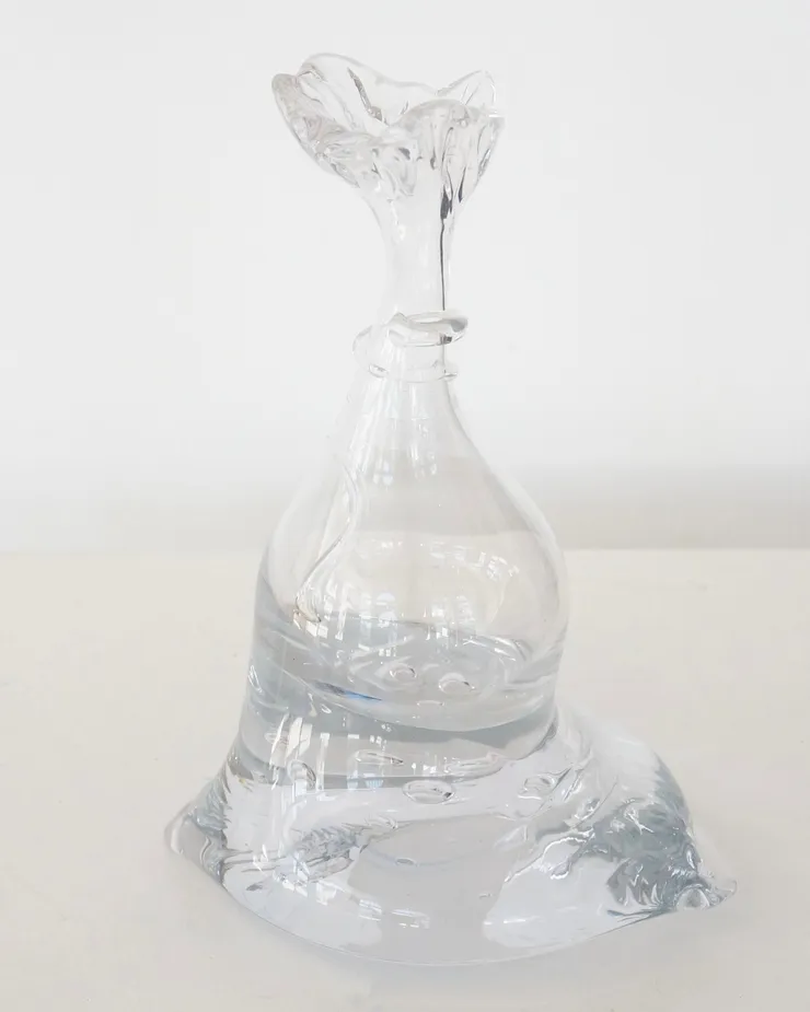 Handblown glass bottle