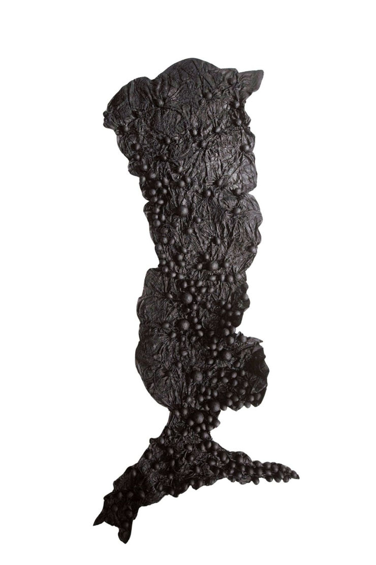 Pushpakanthan Pakkiyarajah, Charred hyphal mat, 2024-2025