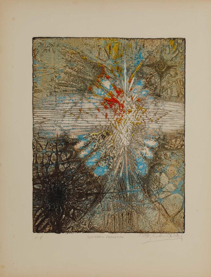 Krishna Reddy, Butterfly formation, 1957