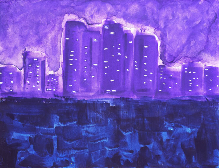 Sohrab Hura, November evenings in Delhi, 2023