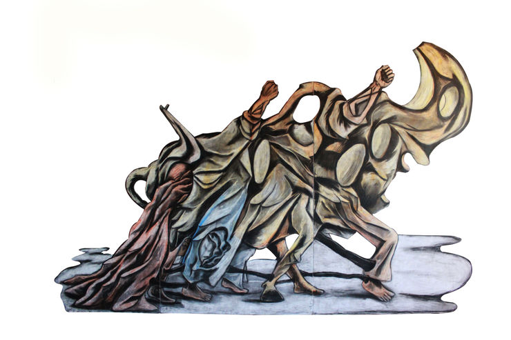 Prabhakar Pachpute, Together we survive, 2020