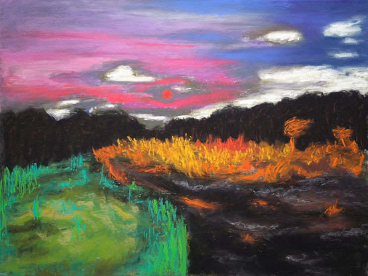 Sohrab Hura, Dry grass, 2023