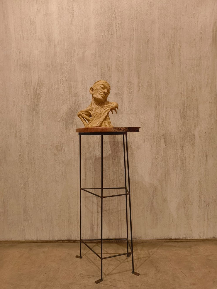 Prabhakar Pachpute, Dissolving caves, 2025