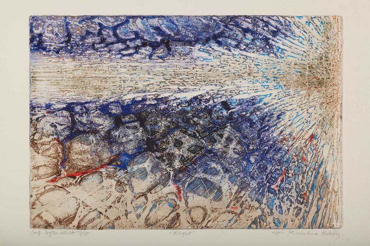 Krishna Reddy, Flight, 1963