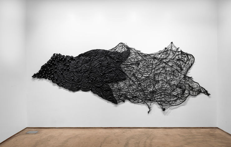 Pushpakanthan Pakkiyarajah, Charred hyphal mat, 2024-2025