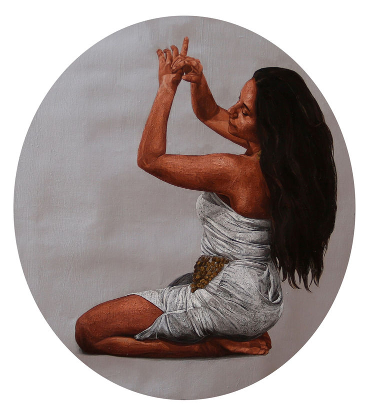 Sara Tantawy, Dancer at Silver Center I (راقصه في المركز الفضي), 2022