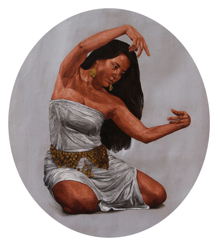 Sara Tantawy, Dancer at Silver Center II (راقصه في المركز الفضي), 2022