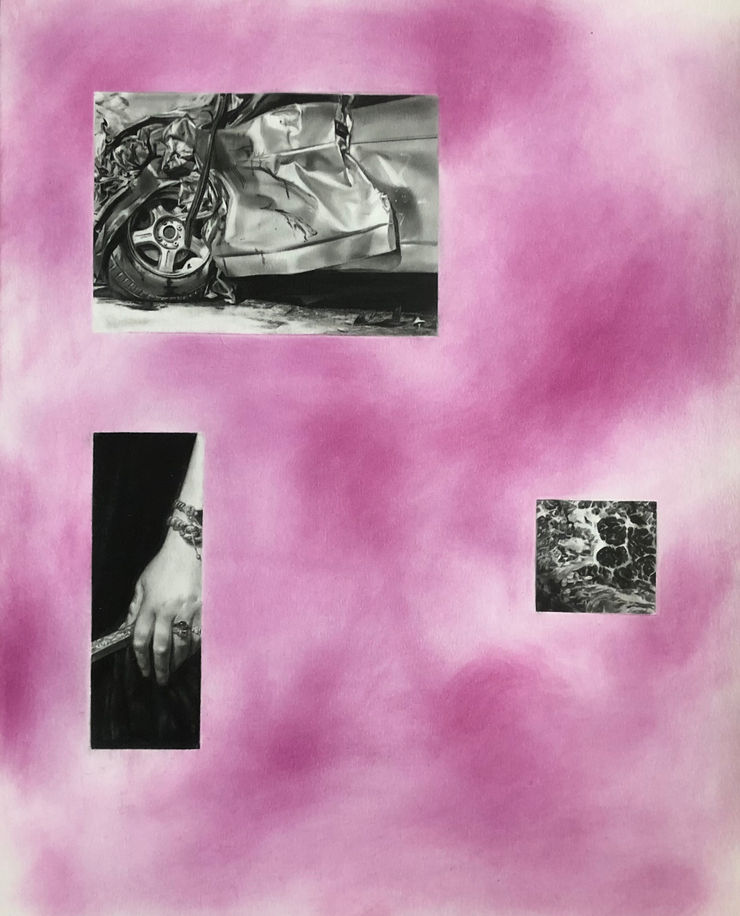 Meredith Sellers, Crash (Magenta), 2024