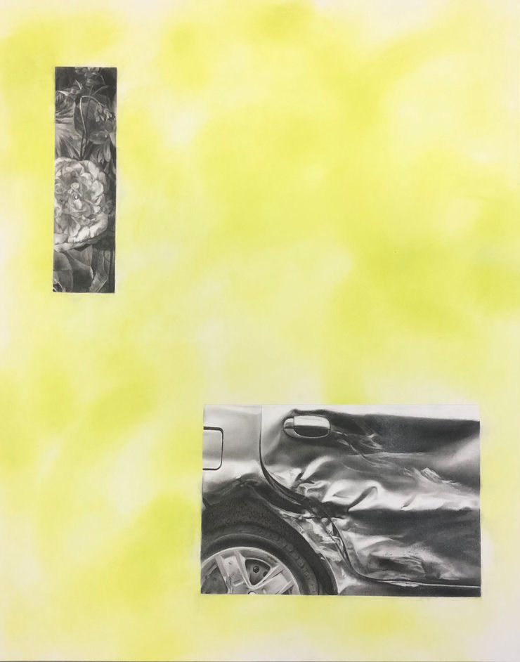 Meredith Sellers, Crash (Chartreuse), 2024