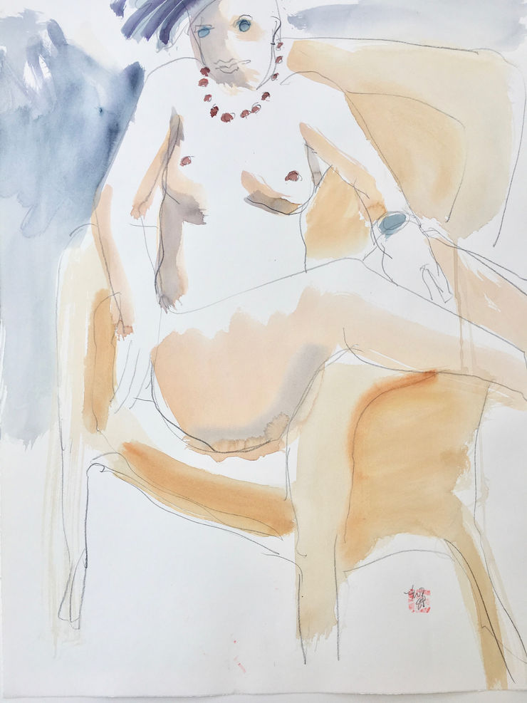 Freeman W. Butts, Untitled Studio Artwork by Freeman W. Butts (1928-1998)