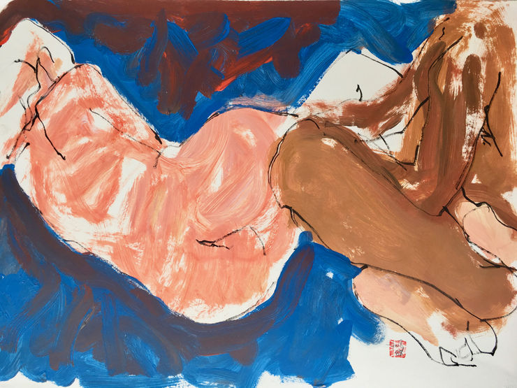 Freeman W. Butts, Untitled Studio Artwork by Freeman W. Butts (1928-1998)