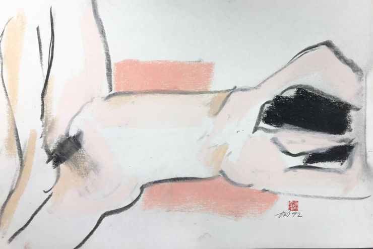 Freeman W. Butts, Figurative Artwork by Freeman W. Butts (1928-1998), 1990s