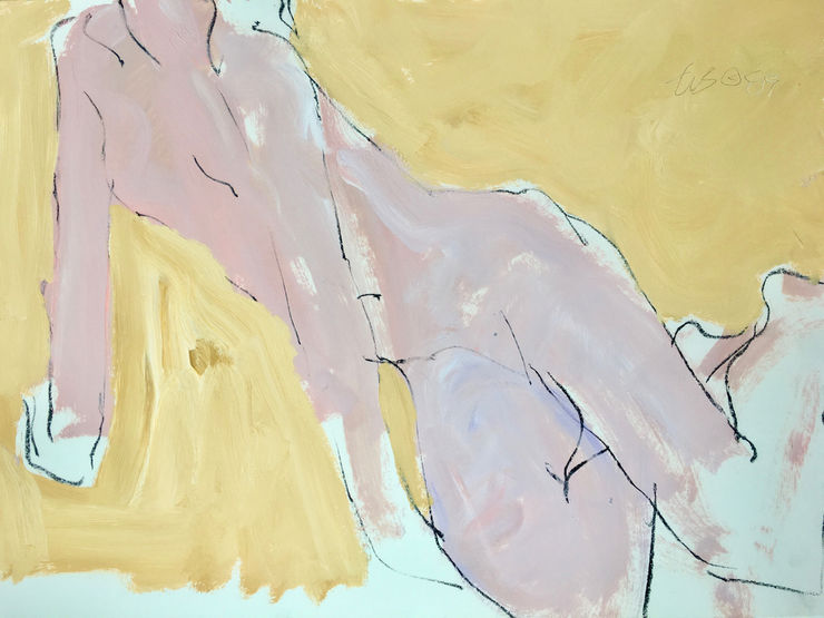 Freeman W. Butts, Untitled Studio Artwork by Freeman W. Butts (1928-1998)