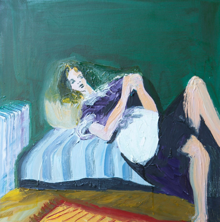 Claudia Doring Baez My Brother's Mind, Night Porter, Nettie Harris, 2024 Oil on canvas 18 x 18 in 45.7 x 45.7 cm