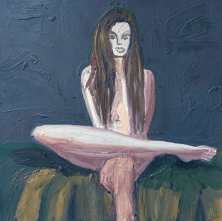 Claudia Doring Baez My Brother's Mind, Night Porter, Andrea Margaret, 2024 Oil on canvas 18 x 18 in 45.7 x 45.7 cm