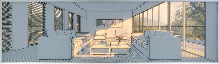 Hwang Seontae The Space with Sunshine, 2020 Tempered glass, sandblast, and LED backlit 24 1/2 x 86 x 1 1/2 in 62.2 x 218.4 x 3.8 cm