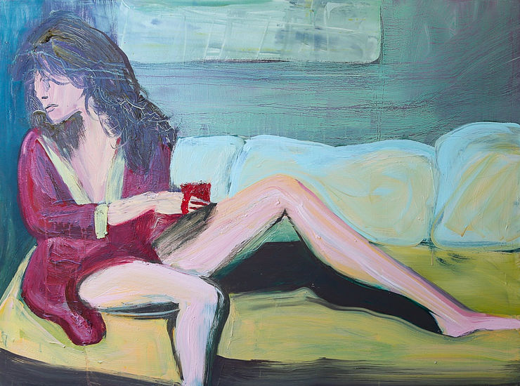 Claudia Doring Baez My Brother's Mind, Night Porter, Allison, 2024 Oil on canvas 36 x 48 in 91.4 x 121.9 cm