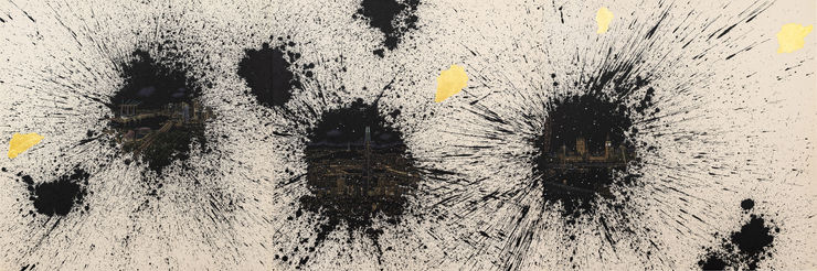 A Little Talk - Singapore, Seoul & London (Triptych)